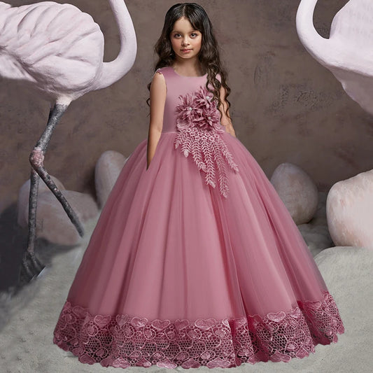 Girls Elegant Flower  Dresses