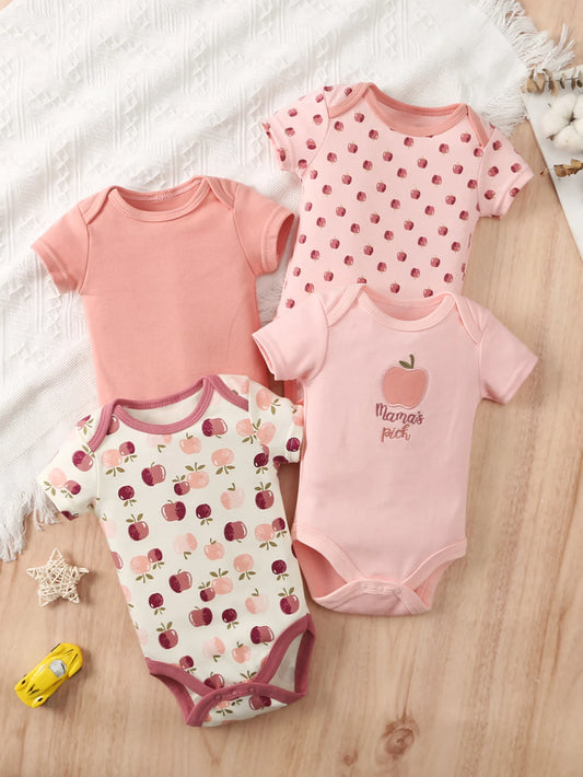 Baby 4-piece onesie set