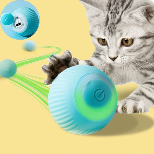 Interactive Automatic Rolling Ball for Kitty - neighborhoodonlinemall